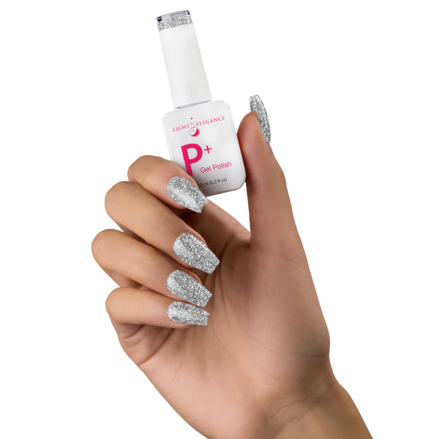 P+ Sterling Glitter Gel Polish 10 ml