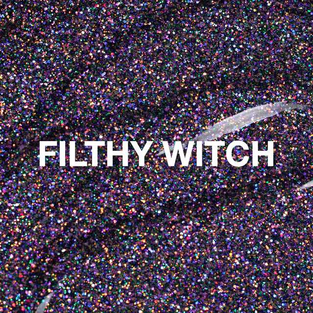 P+ Filthy Witch Glitter Gel Polish 10 ml